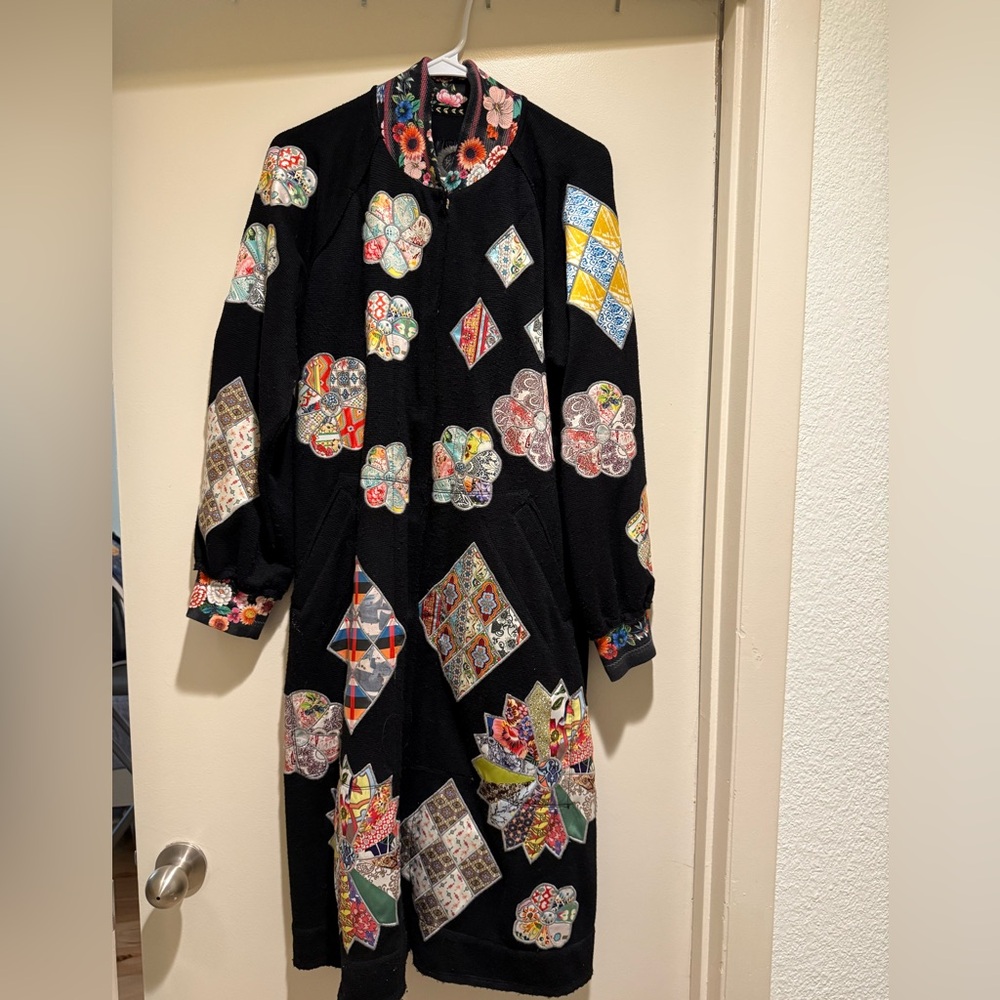 Johnny Was Full Length Sweater Coat